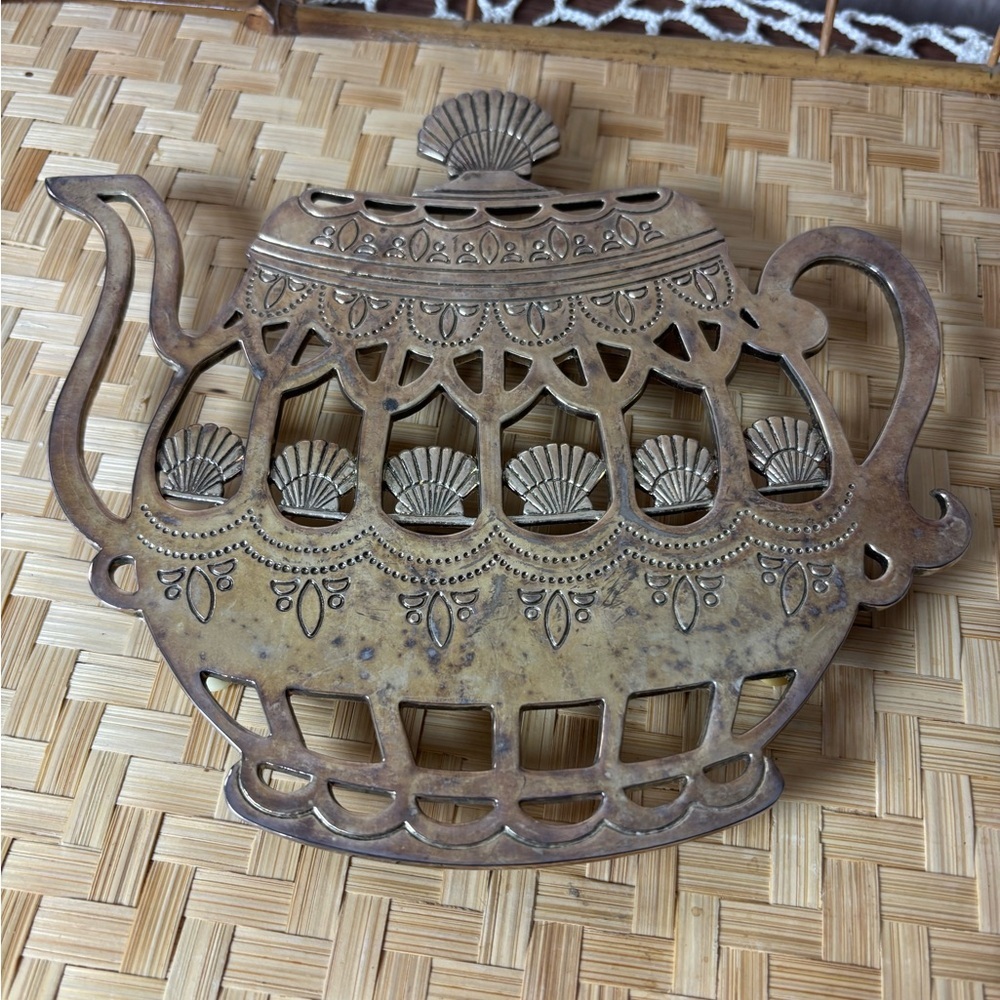 Silver Plated Teapot Trivet